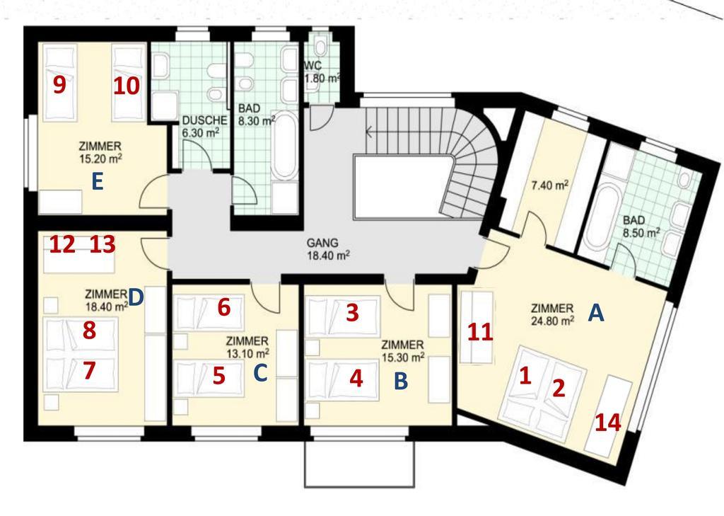 Villa Vastle Ortisei Habitación foto